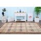Vintage Turkish Oushak Handmade Wool Cotton Brown Area Rug 156x232