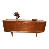 Buffet rétro vintage en teck du milieu du siècle par Jentique 1960