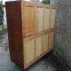 Scandinavian wardrobe 1960 with sliding doors - 160x185