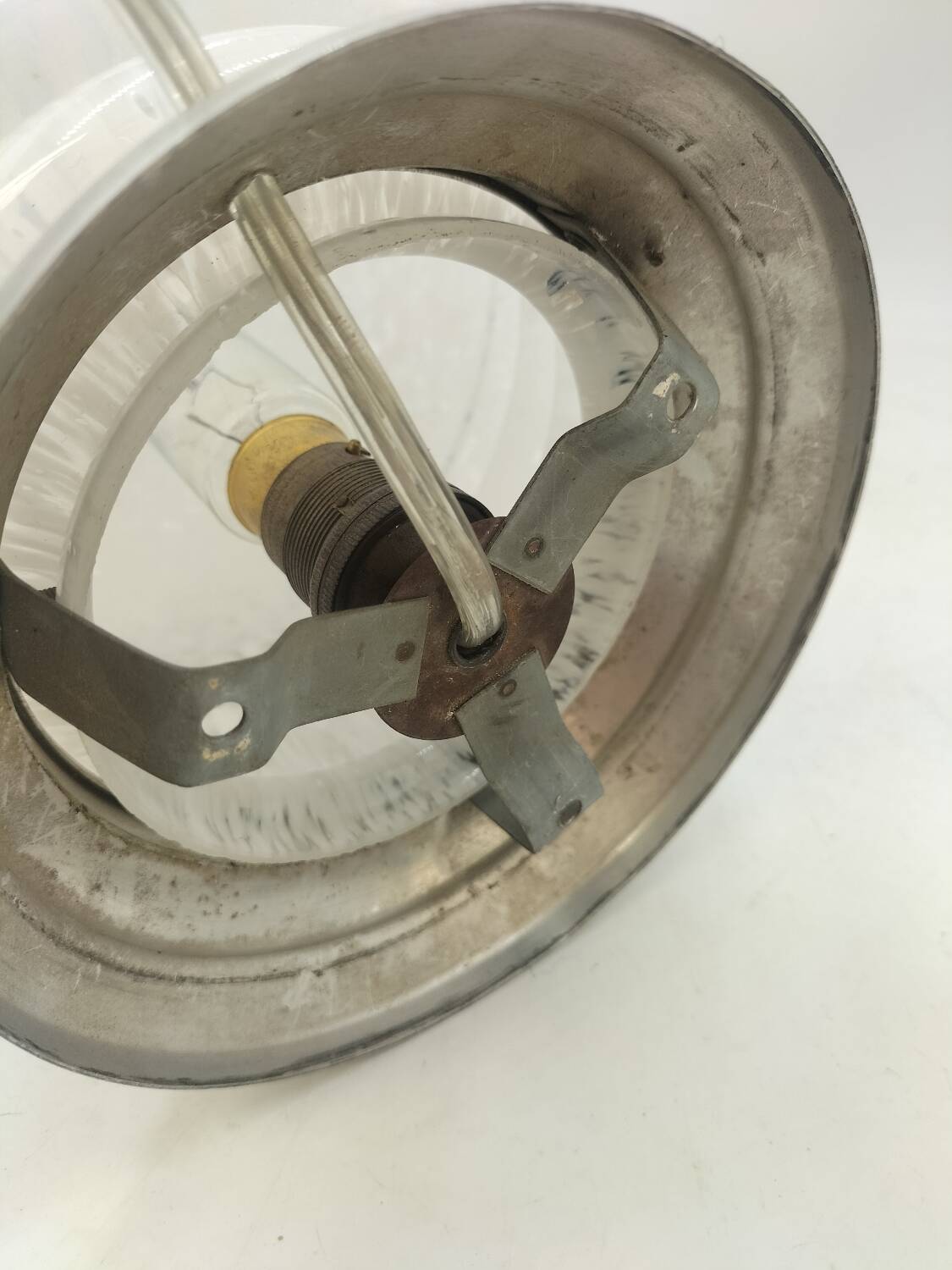 Lampe en verre de Clichy