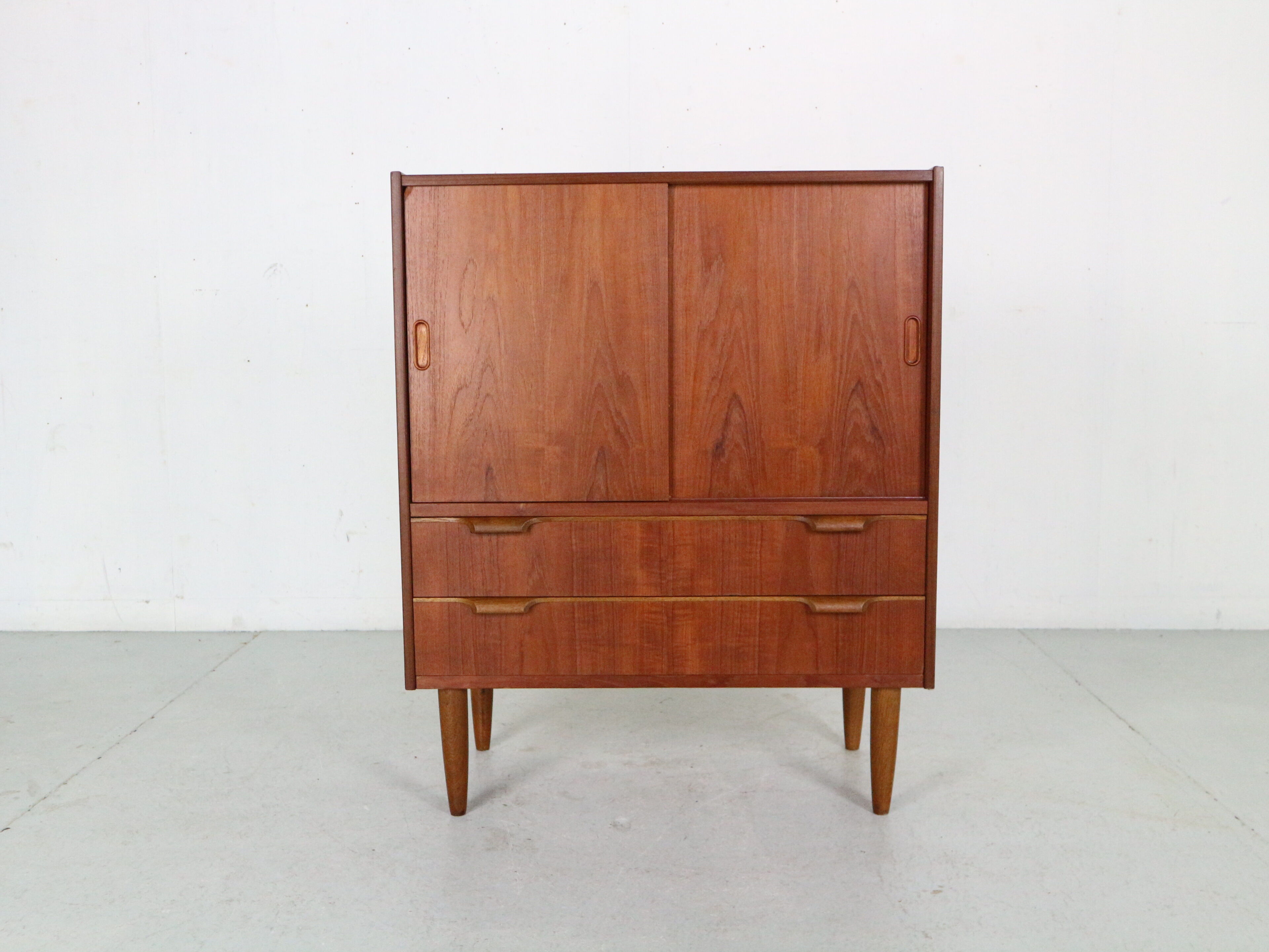 Mid- century modern  teak bookcase, cabinet, 1960 Denmark