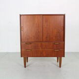 Mid- century modern  teak bookcase, cabinet, 1960 Denmark