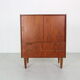 Mid- century modern  teak bookcase, cabinet, 1960 Denmark