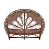 peacock brown headboard for bed 140cm