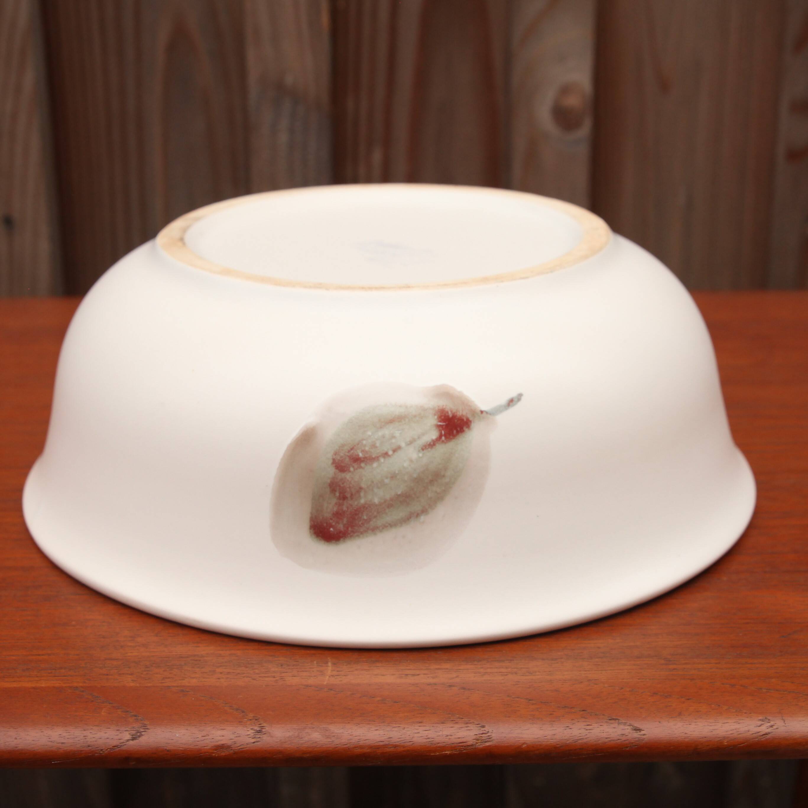 Niderviller salad bowl with beech decor