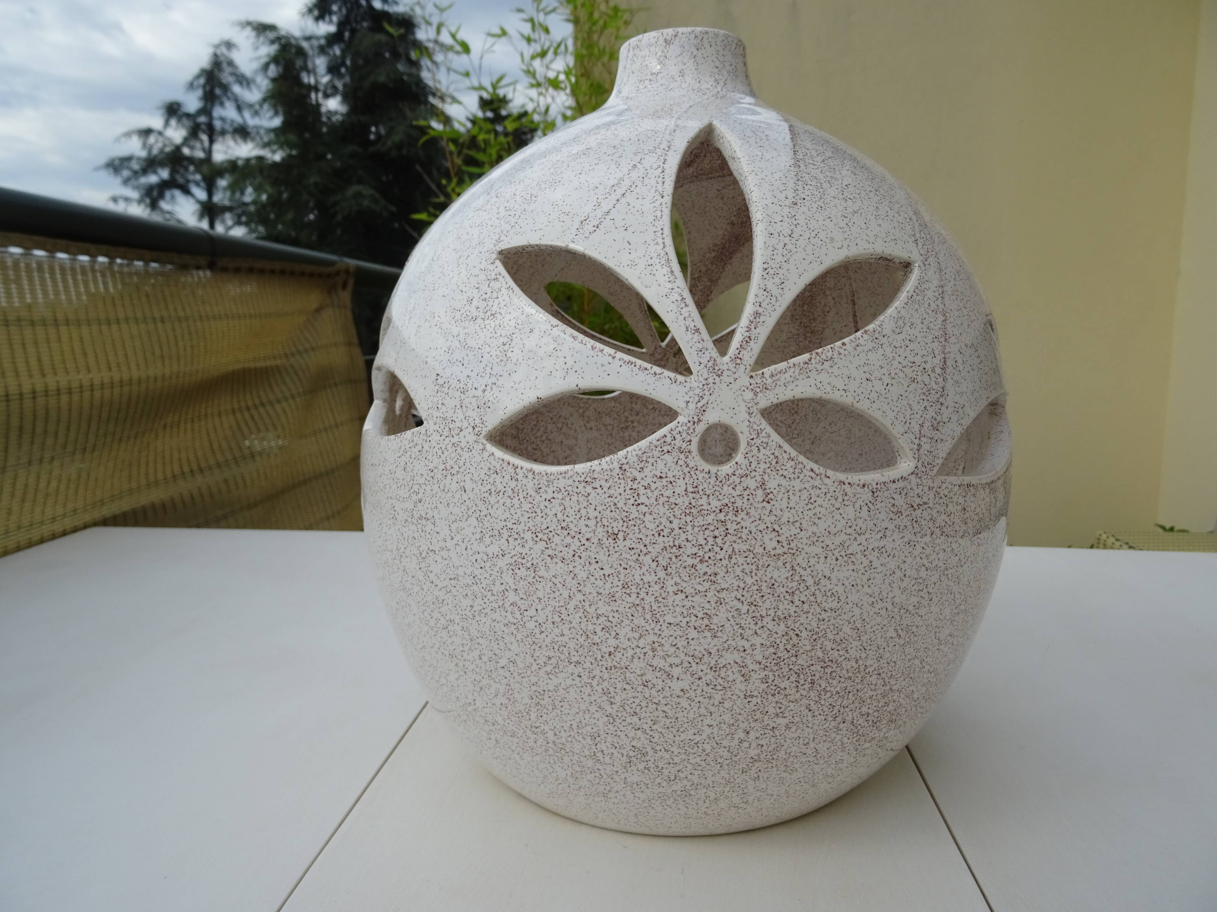Pied de lampe céramique Vallauris Atelier Biondo