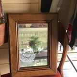 Old mirror wooden frame 33x42cm