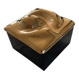 Bronze and lacquer box by Monique Gerber