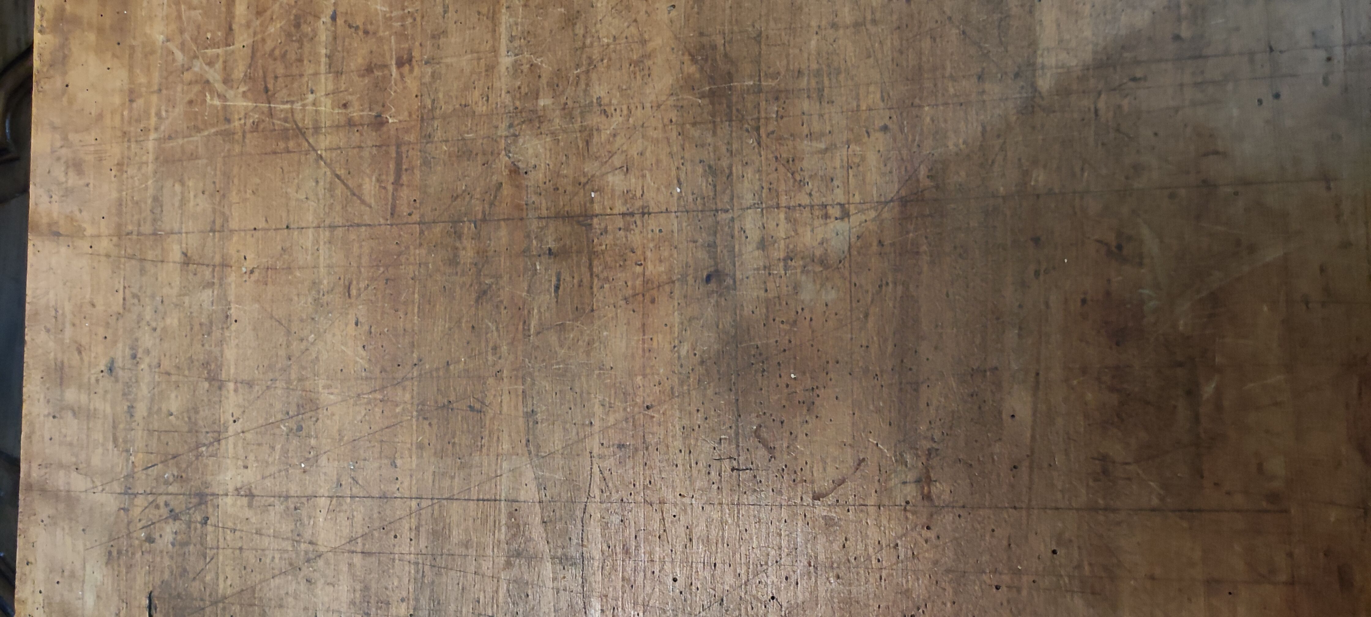 Old architect's table in 3 parts