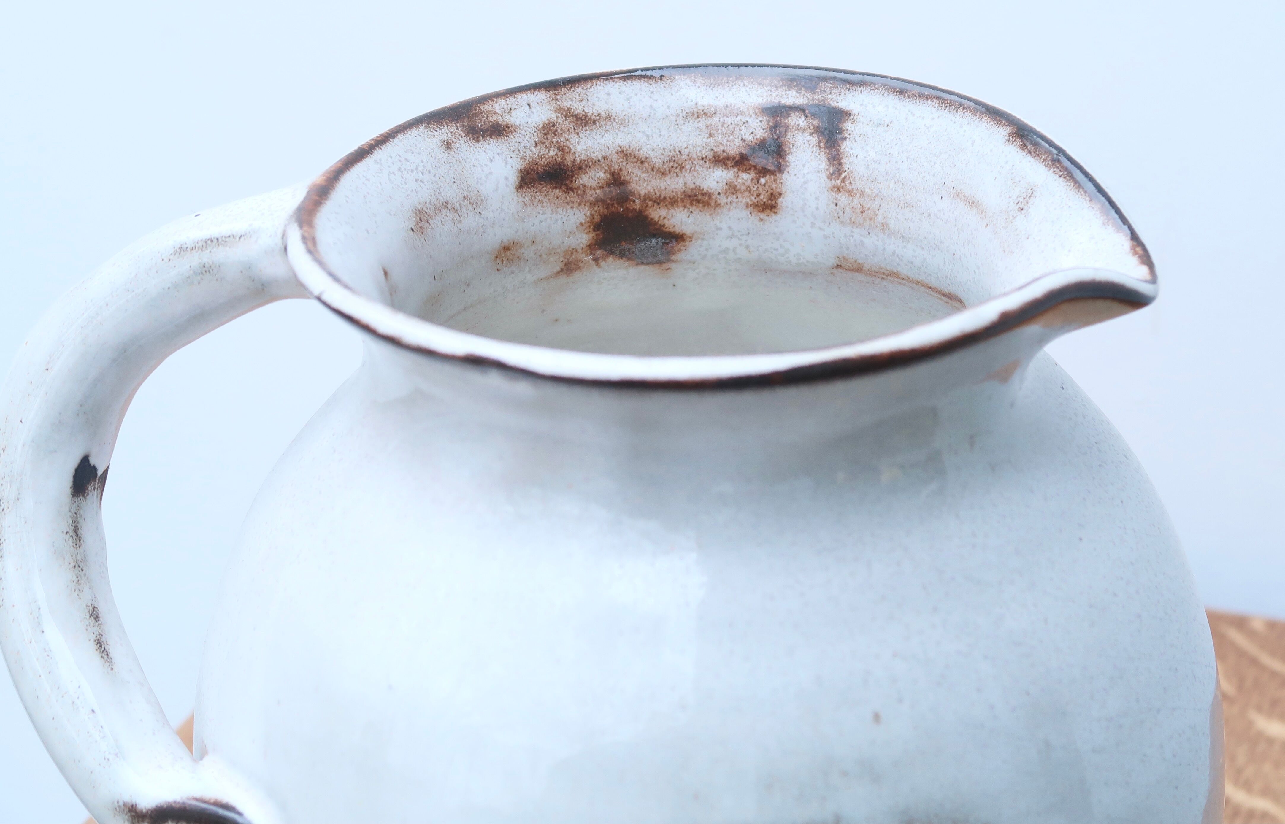 Ceramic pitcher by Gérard Hofmann, Vallauris