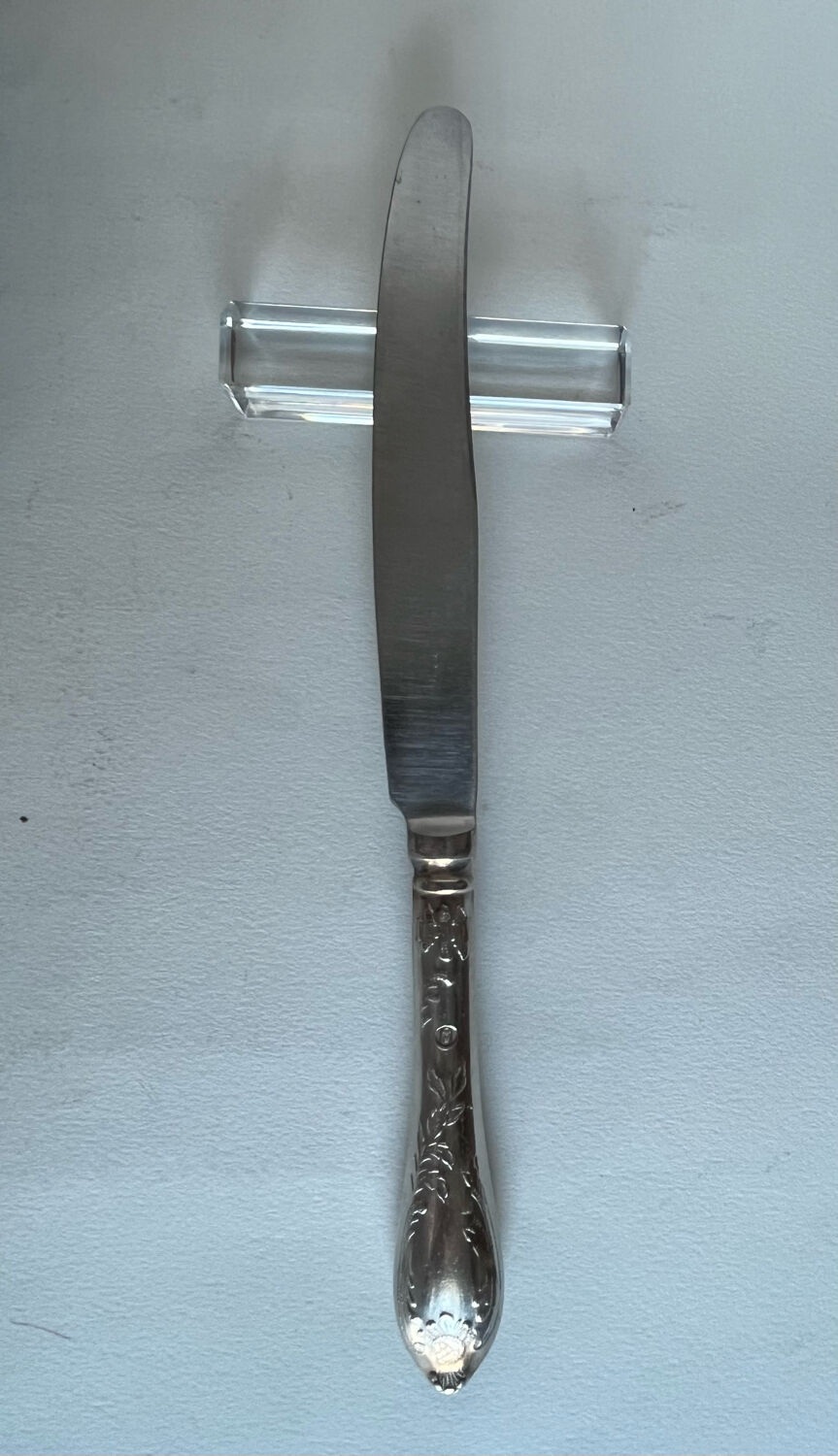 12 Saint Louis crystal knife holders