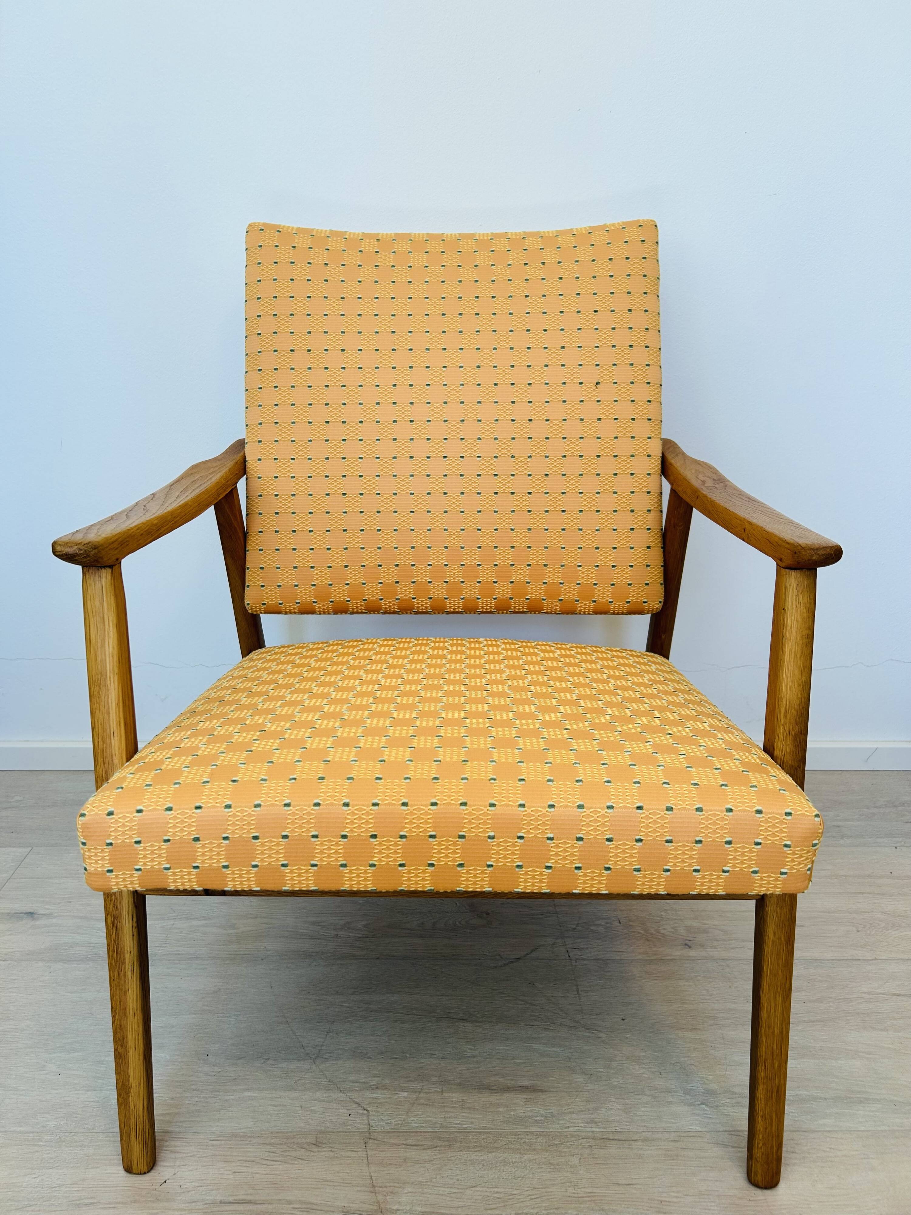 Fully Restored Vintage Armchair from Czechoslovakia 1960’s