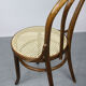 Paire de chaises brunes