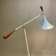 Lampadaire métal et bois Design.