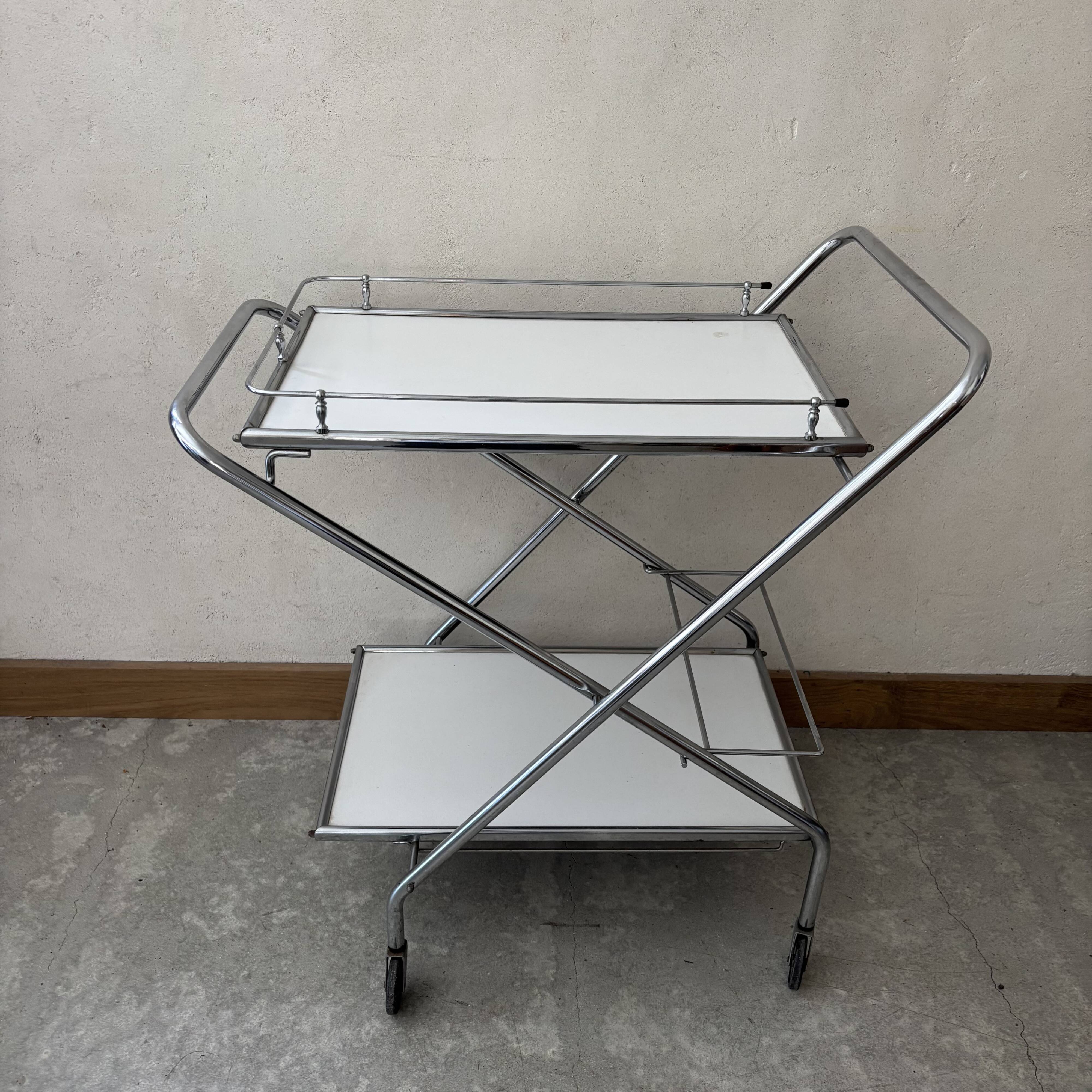Vintage folding dessert table