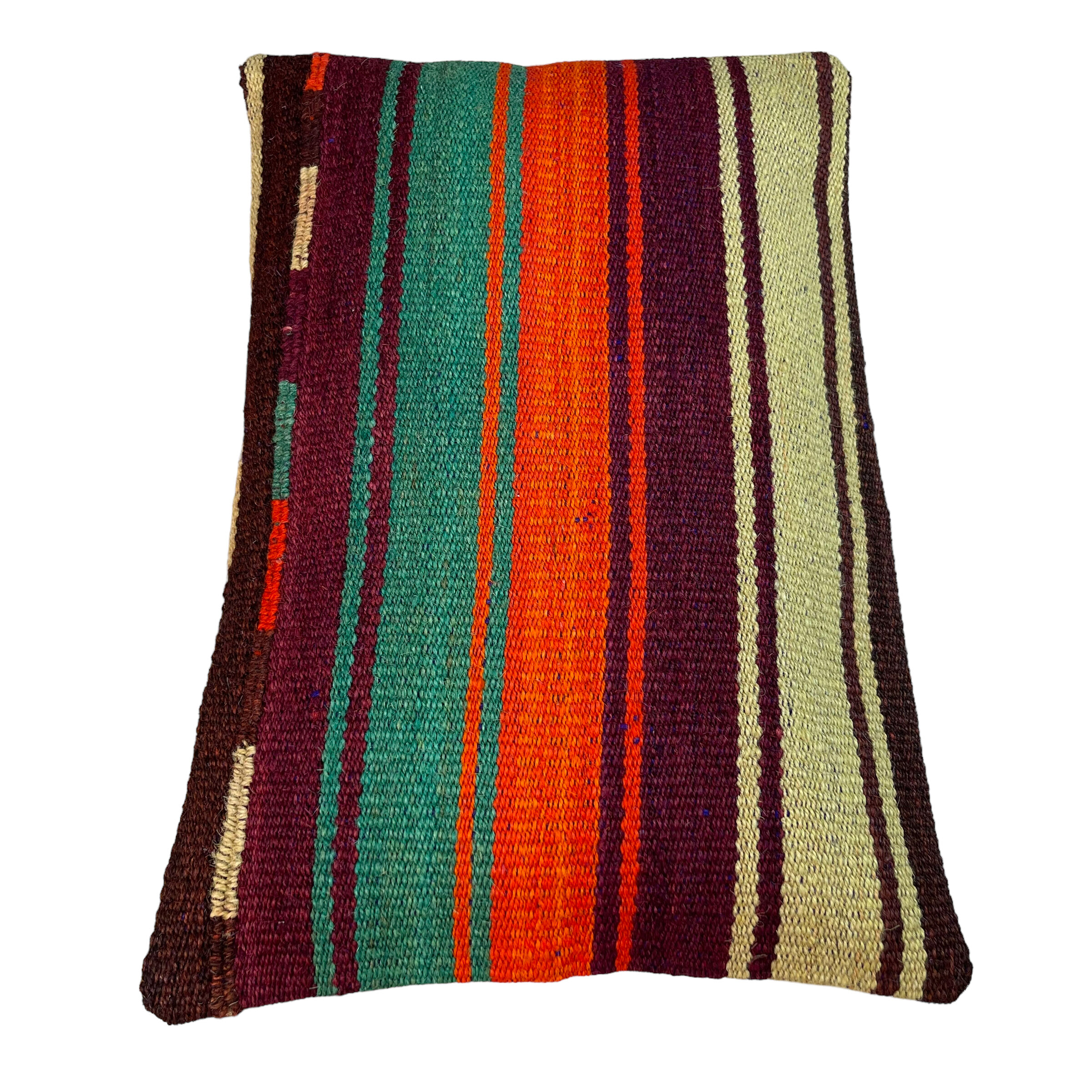 Vintage turkish kilim cushion cover, 30 x 50 cm