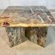 Table d'appoint ou table basse en marbre multicolore, Italie, années 1970