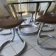 Table ovale Michel Charon 70'