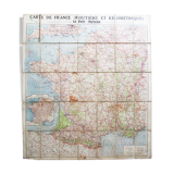 Road map of France