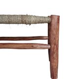 Boho Natural Rope Bench