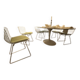 6 Harry BERTOIA chairs, designer, Knoll publisher