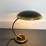 Brass bauhaus desk lamp 6751 by christian dell for kaiser leuchten, 1930s