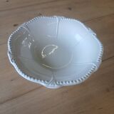 White earthenware compote dish