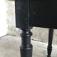 Large farmhouse table 180 cm feet turned - early twentieth