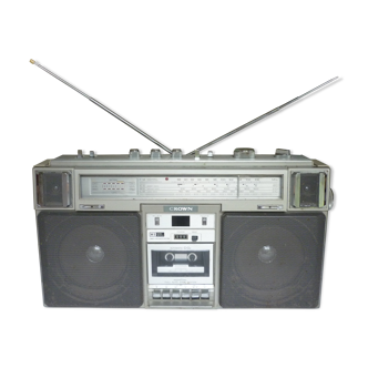 Radio cassette station stereo sound system