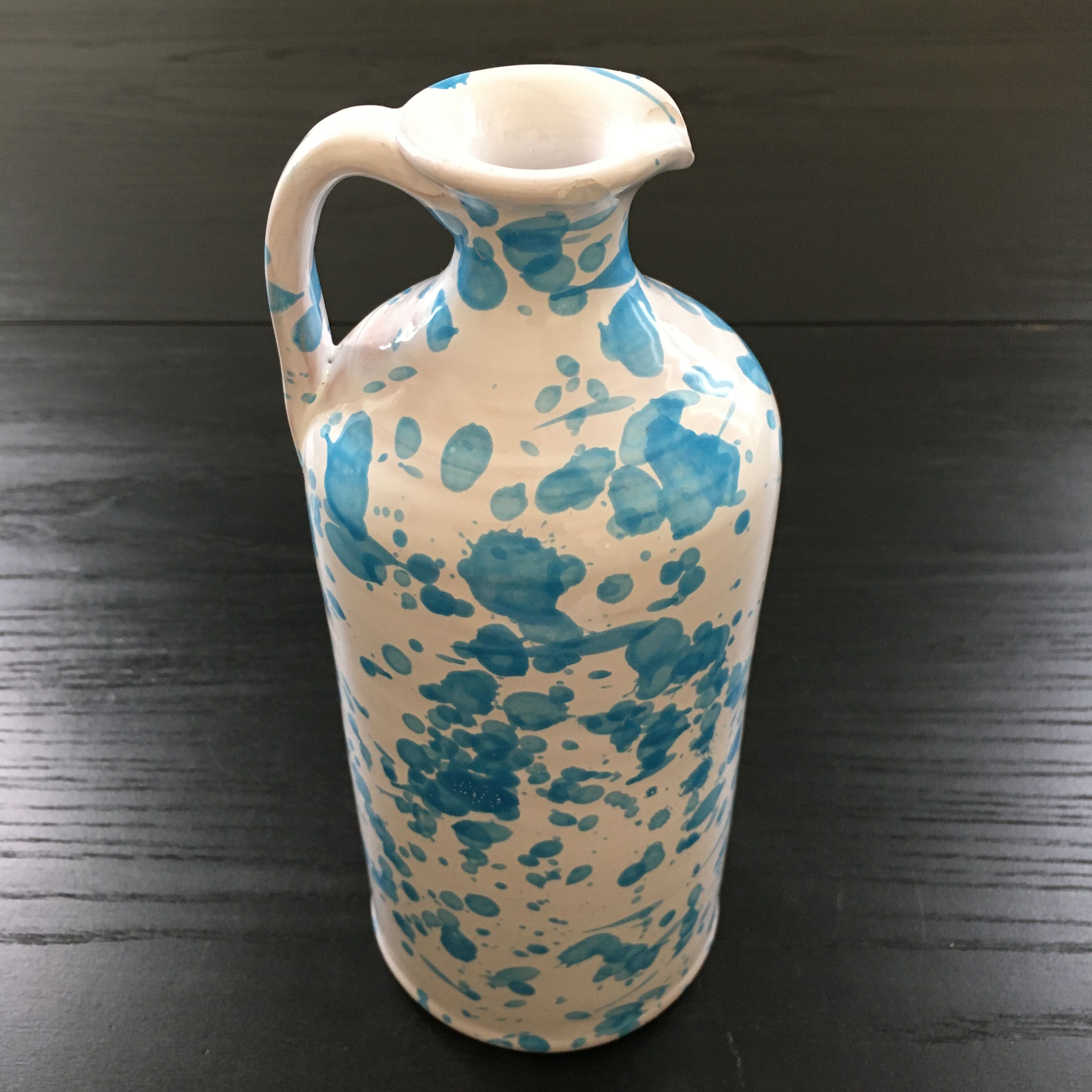 Turquoise spotted bottle