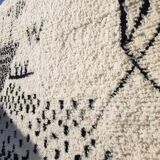 Tapis Azilal noir blanc 200*300 cm