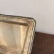 Antique Silver-Plated Metal Art Deco Serving Tray
