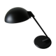 Lampe de bureau de salon chevet veilleuse grand abat-jour en métal noir