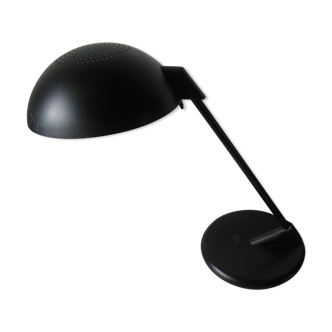 Large black metal nightlight bedside desk lamp