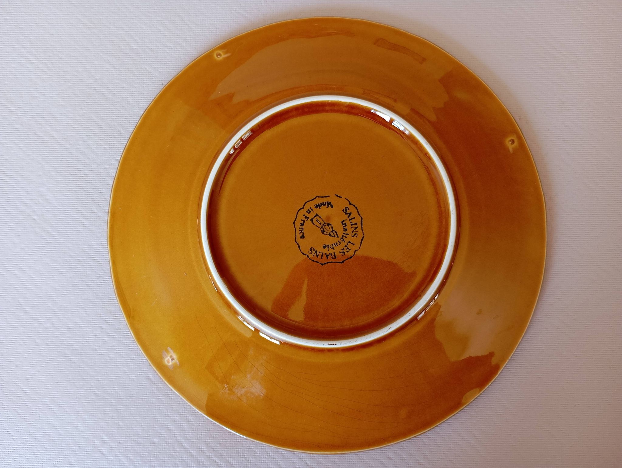 Cake service in slipware Salins les Bains