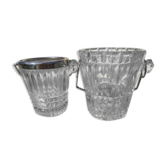 Lot of two ice buckets