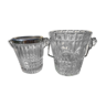Lot of two ice buckets
