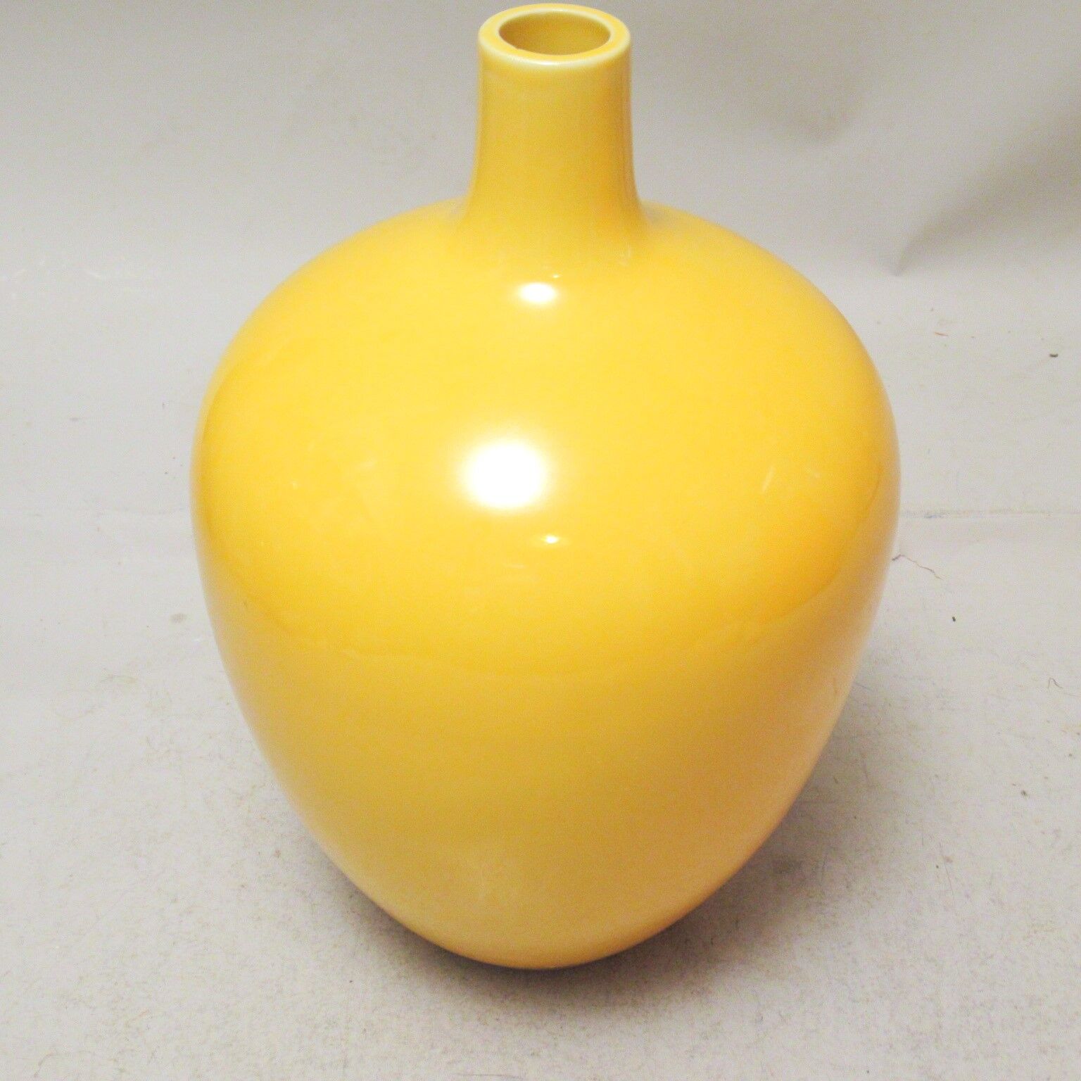 Yellow amphora vase 70s