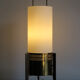 Stilnovo Italian brass glass table lamp 1950s