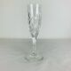 8 Chantilly model champagne flutes by Saint Louis, crystal