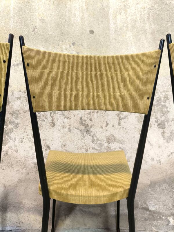 Trois chaises vintage dans le gout de Colette Gueden