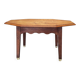Old French oak coffee table with bronze feets, 1900s