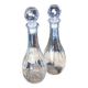 2 carafes en verre Fidenza