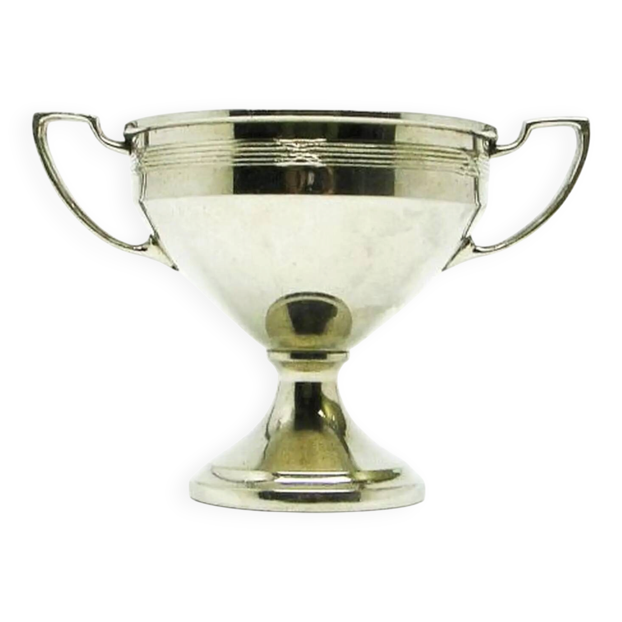 Secession basket sugar bowl, nickel-plated brass, Germany, early 20th century