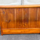Banc coffre vintage en bois massif