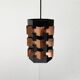 Danish copper pendant light from the mid-century by Lyfa, 1960s.