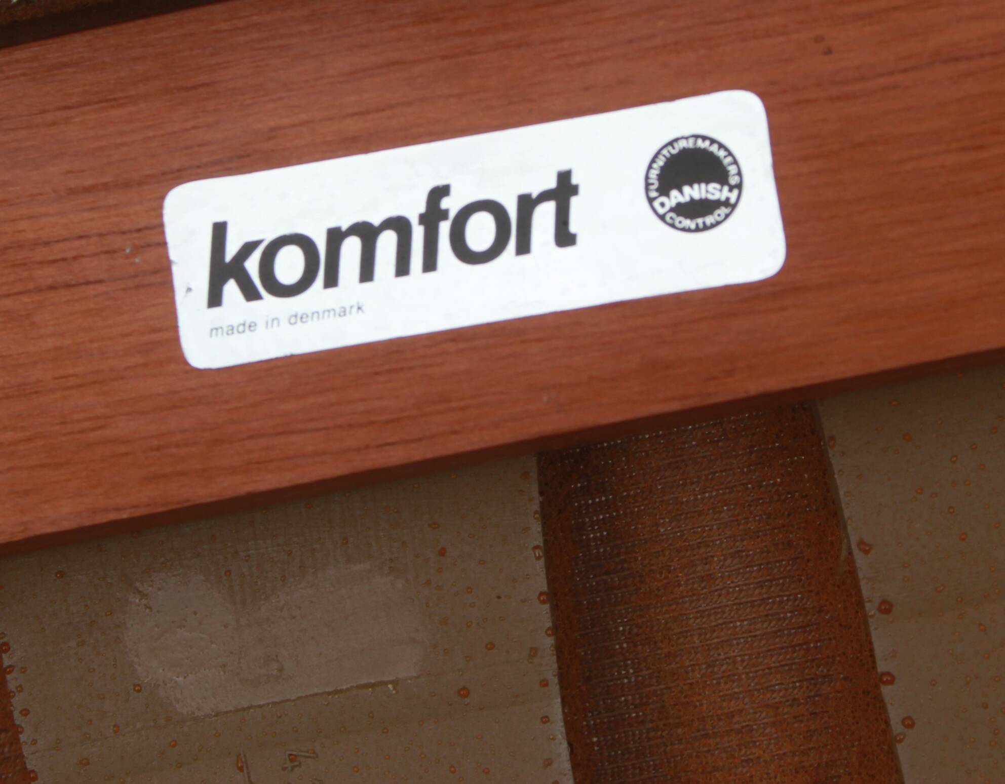 1960s armchair in oak, Arne Wahl Iversen für Komfort