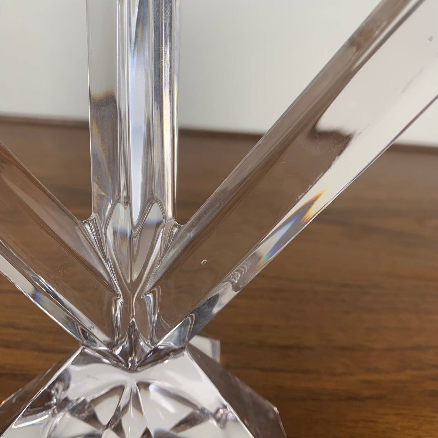 Villeroy & Boch crystal candlestick, 1990/2000