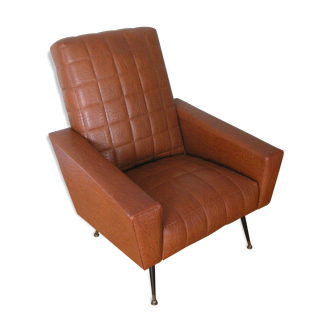 Armchair in leatherette 60