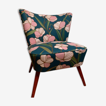 Period cocktail chair upholstered